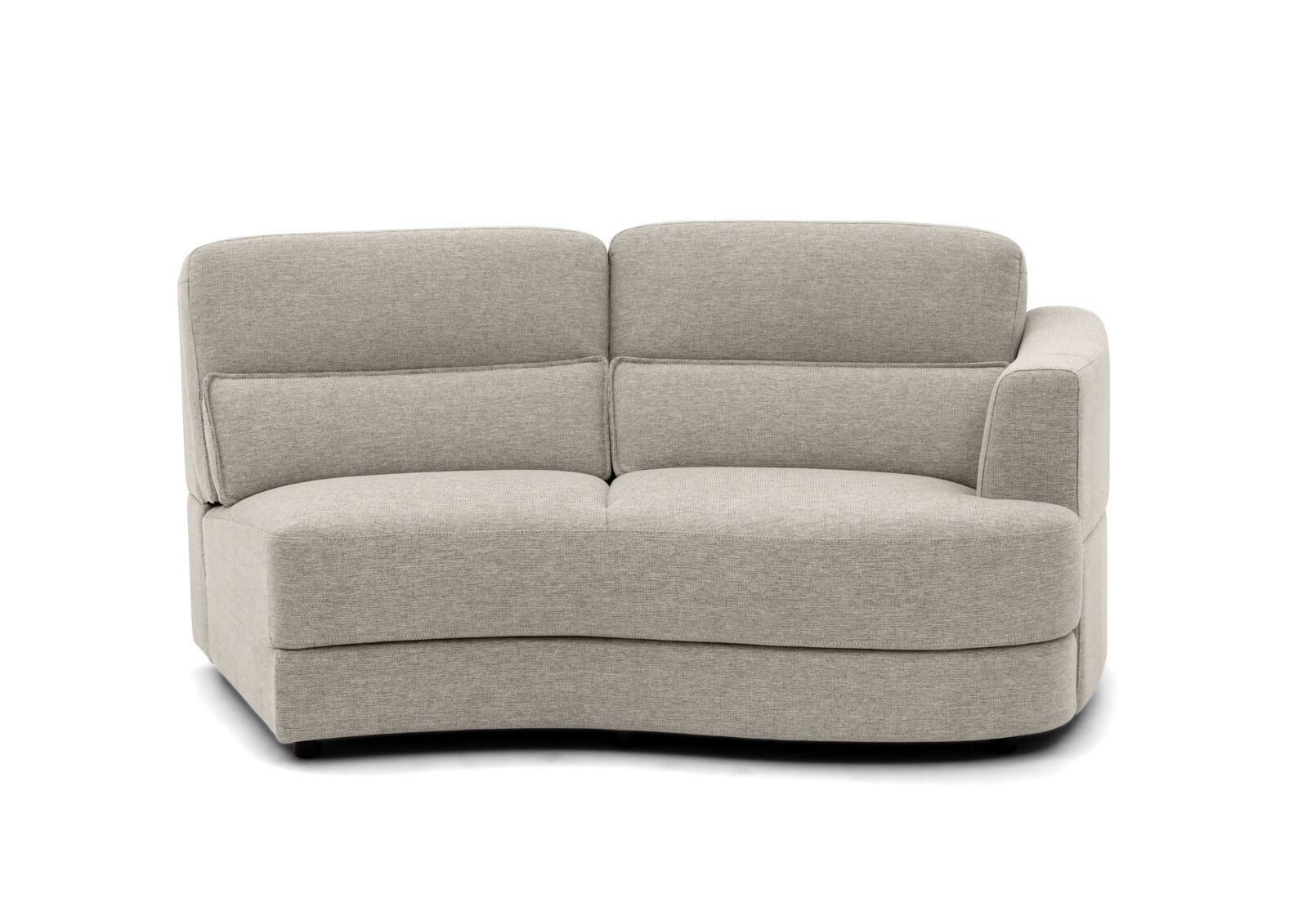 ELISEO FABRIC - 2 Seater RHF Curved Chair ELISEO FABRIC