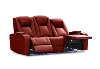 SENTINAL MK2 LEATHER - 3 Seater with 2 Electric Recliners SENTINAL MK2 LEATHER