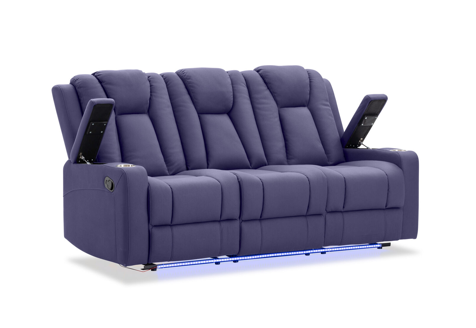 TRAVIS FABRIC - 3 Seater with Recliners TRAVIS FABRIC
