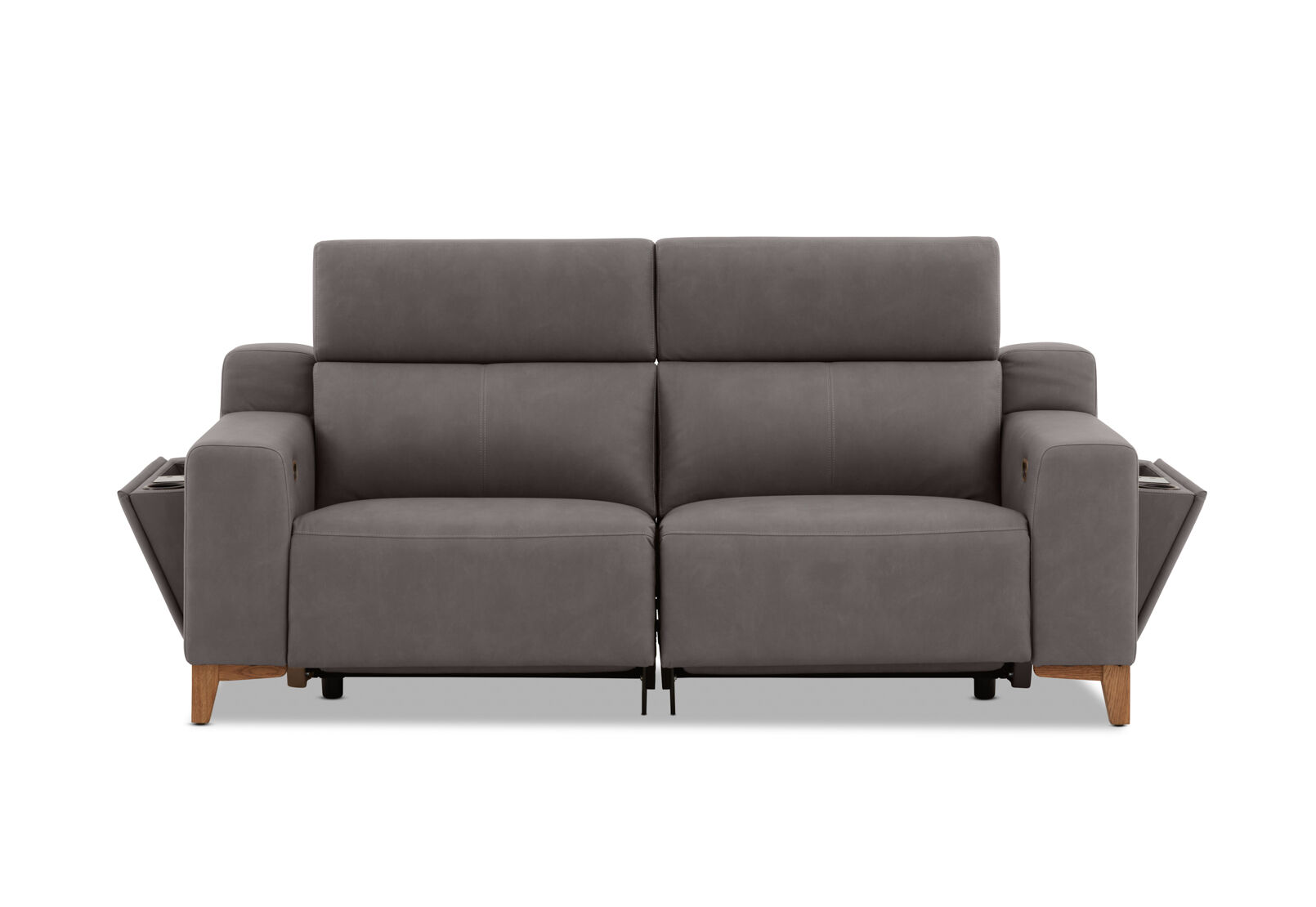 GAGE FABRIC - 2 Seater Sofa with Inbuilt Electric Recliners GAGE FABRIC