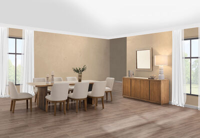 THORIN - 9 Piece Suite with Cora Dining Chairs