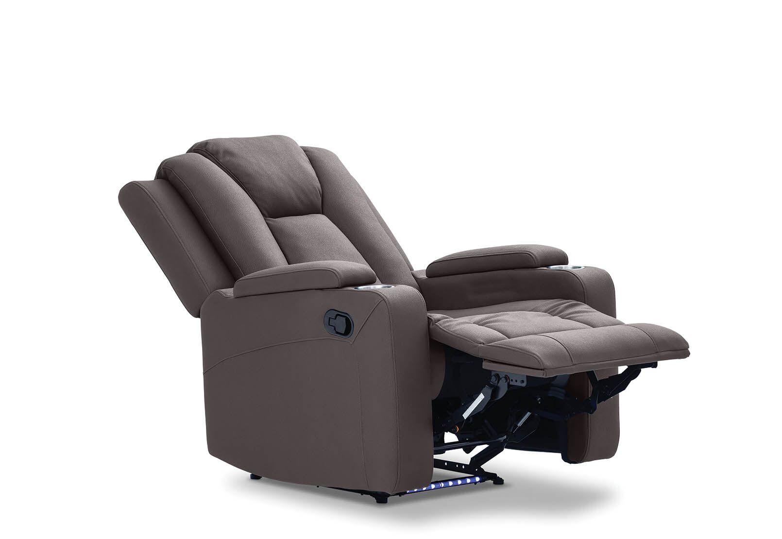 STEEL ASTORIA Buckskin Fabric Recliner