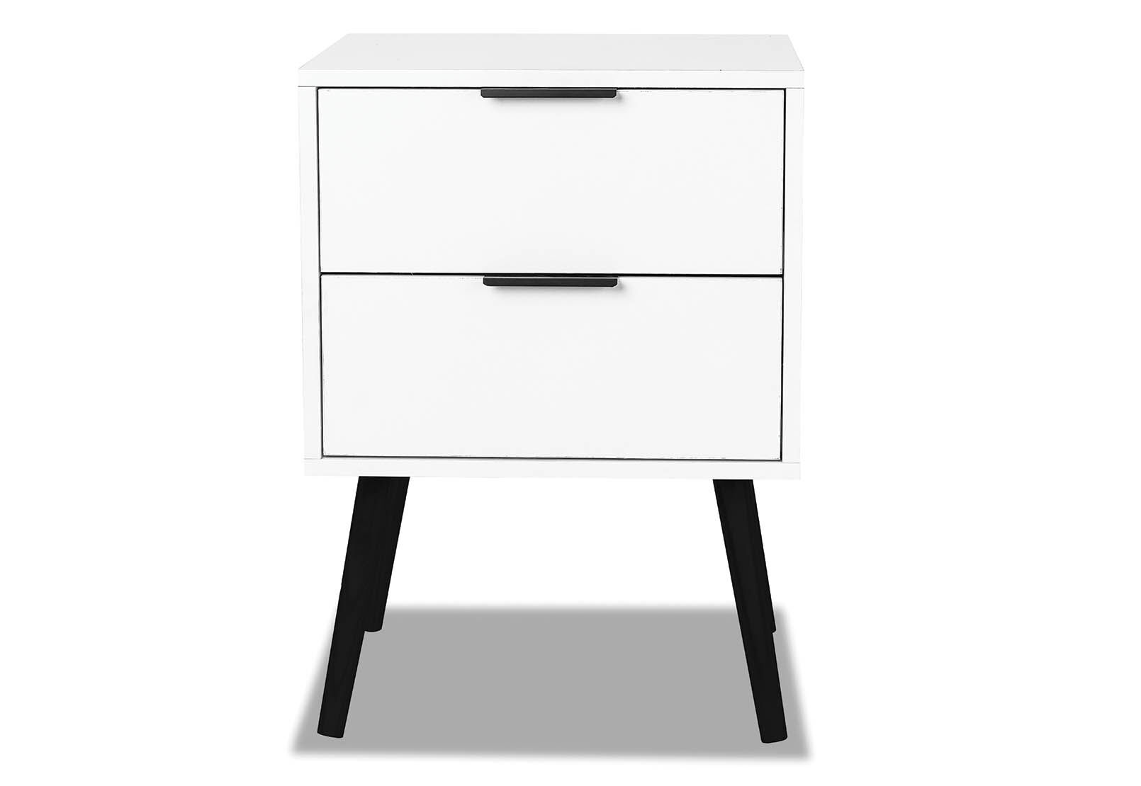 White bedside on sale tables amart
