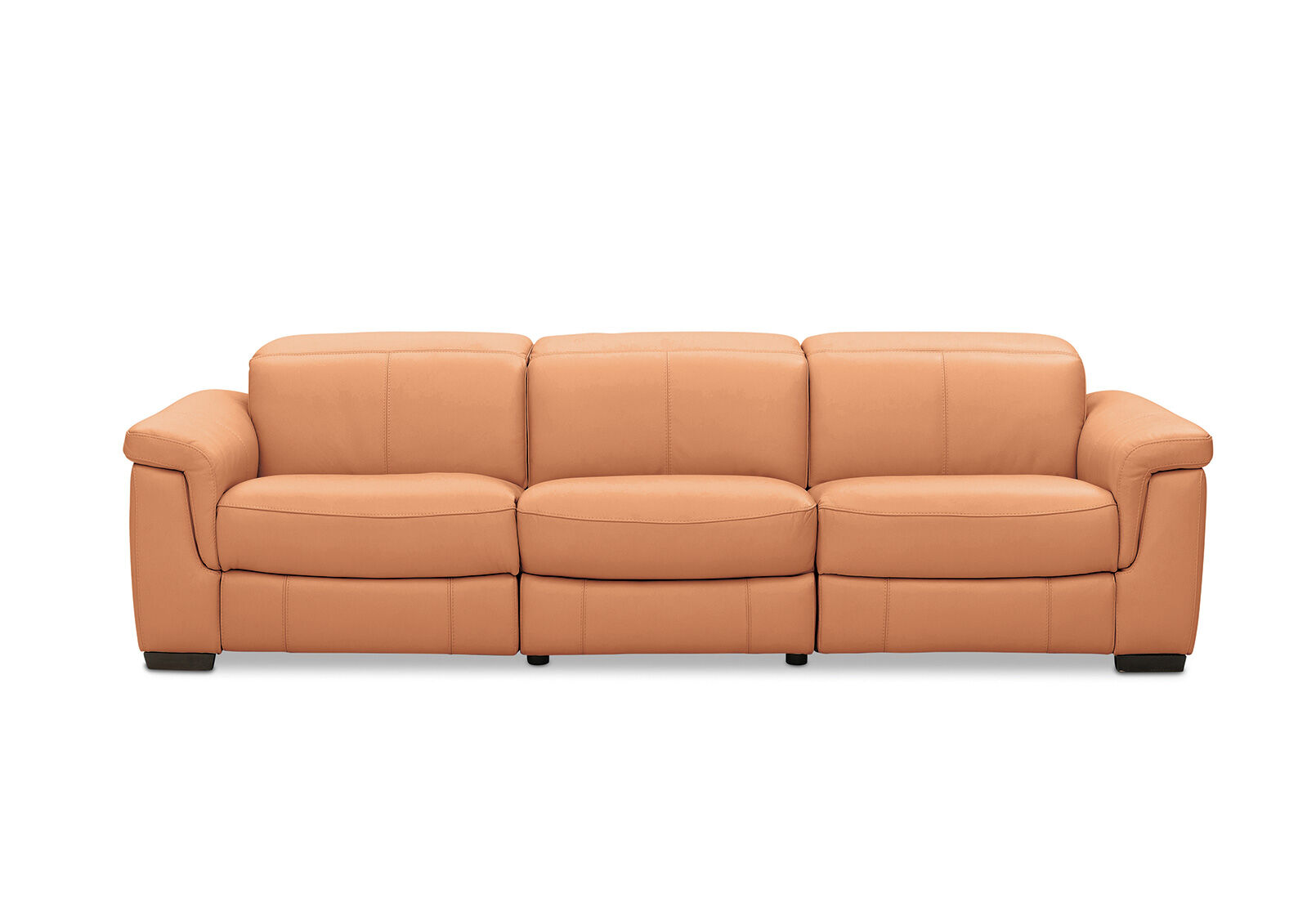 LUCIANO - Leather 3.5 Seater Sofa with 2 Electric Recliners LUCIANO