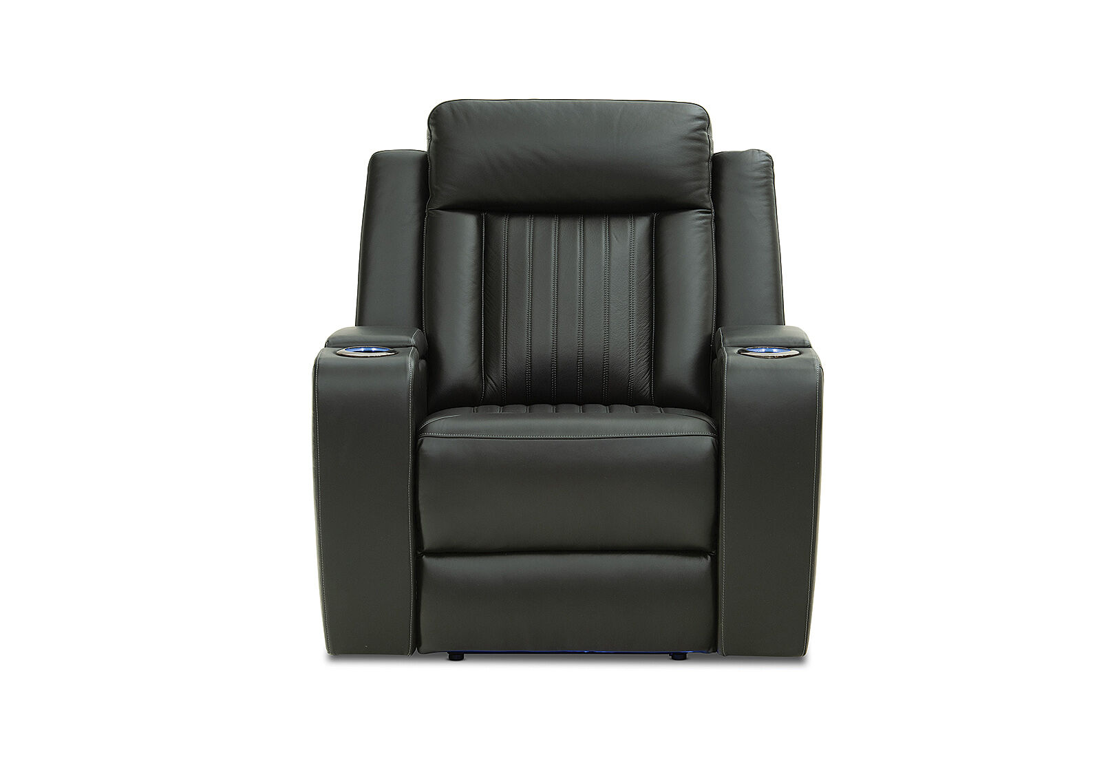 BLACK JULIUS Leather Electric Recliner