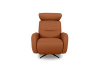 ALDRICH LEATHER - Swivel Electric Recliner ALDRICH LEATHER