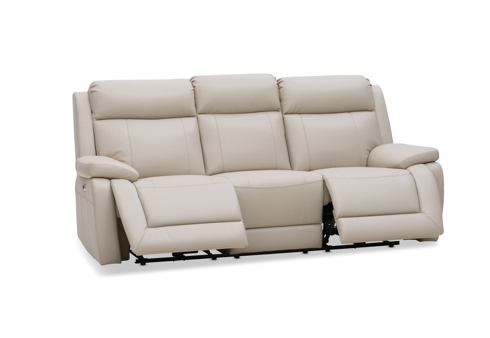 SAN MARCO - Leather 3 Seater Recliner Lounge SAN MARCO
