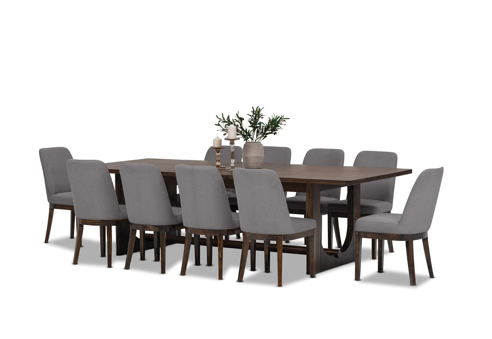 NICCOLO - 11 Piece 2200 Dining Suite with 10 Santino Dining Chair NICCOLO