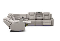 SENTINAL MK2 LEATHER - 5 Piece Corner with LHF Console SENTINAL MK2 LEATHER