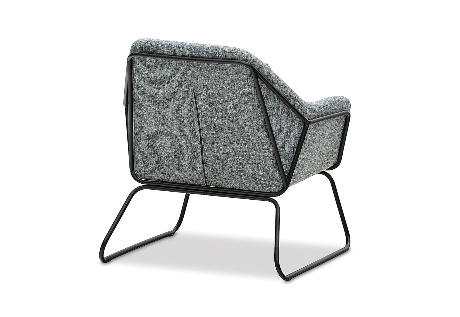 GREY PIRIE Fabric Accent Chair