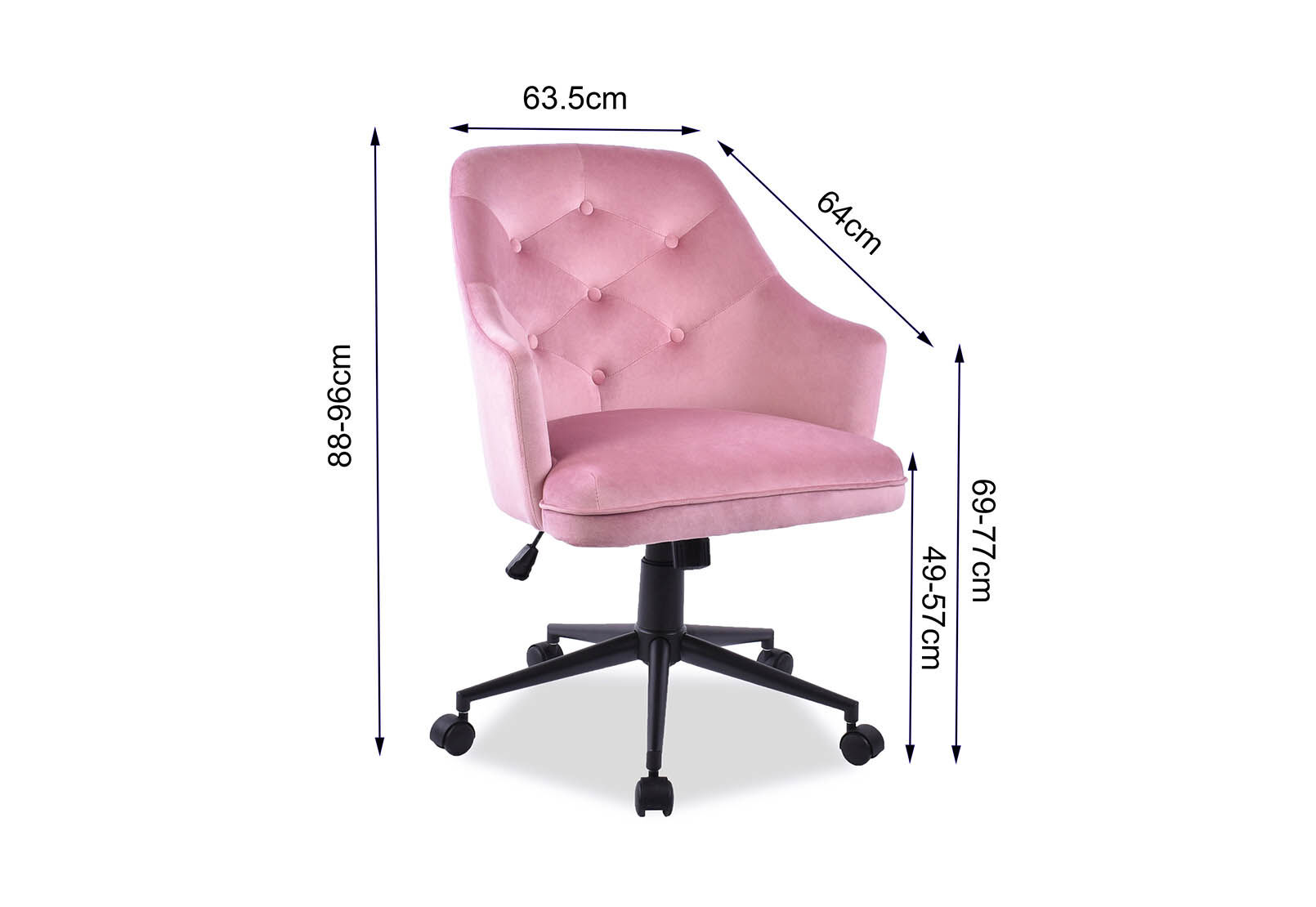 Pink office chairs hotsell near me