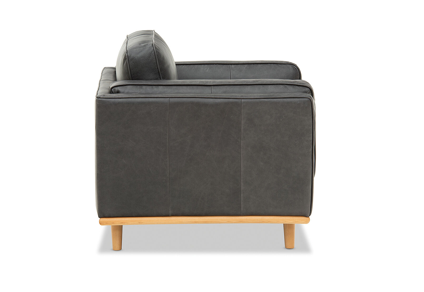 BLACK LORAS LEATHER Accent Chair