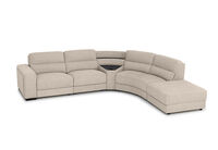 ELISEO FABRIC - 4 Seater Corner RHF Chaise with Console ELISEO FABRIC