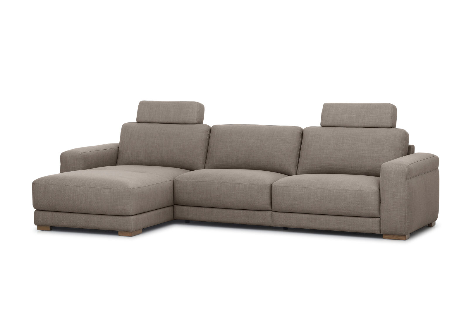 LEONE FABRIC - 3 Seater Sofa with LHF Chaise LEONE FABRIC