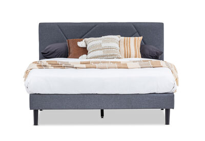 FRAZIER - Dark Grey King Bed