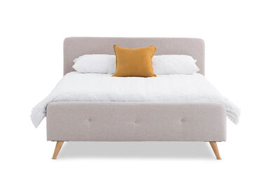 RAINEY - Linen Queen Bed