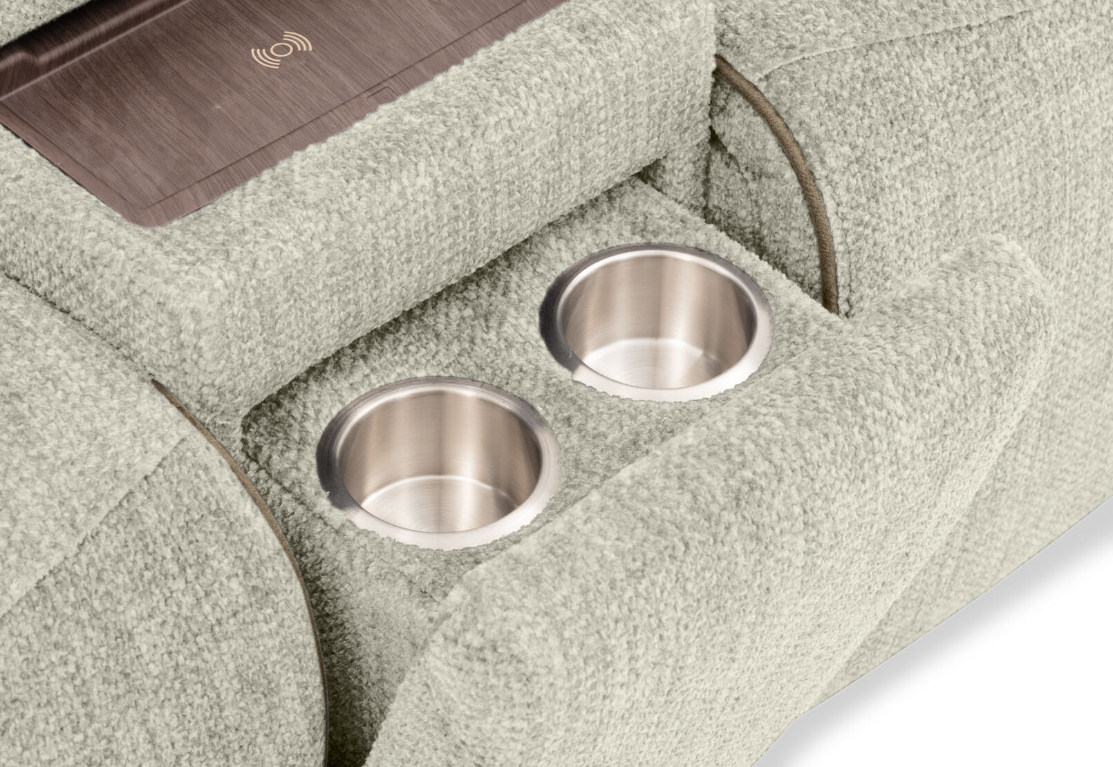 SEYMOUR FABRIC - 5 Seater Corner Lounge with LHF Console SEYMOUR FABRIC