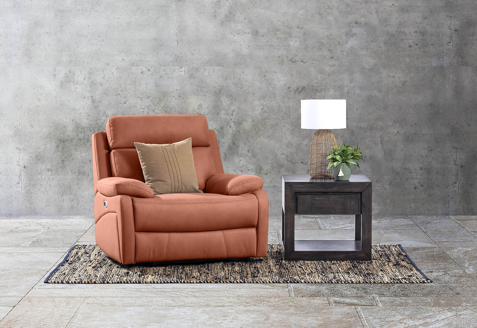 LYNCOLN - Fabric Electric Recliner LYNCOLN