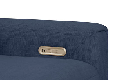 MIKAELA - 3 Seater with Sliding Electric Chaise