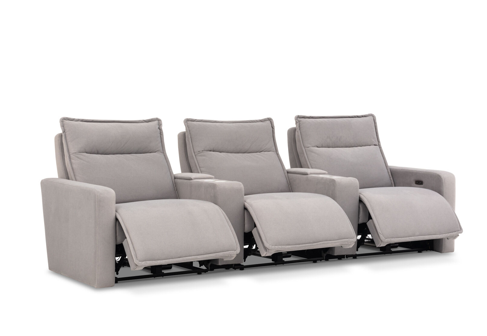 ALCINA FABRIC - 3 Seater Theatre Suite ALCINA FABRIC