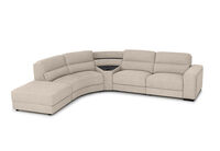 ELISEO FABRIC - 4 Seater Corner LHF Chaise with Console ELISEO FABRIC