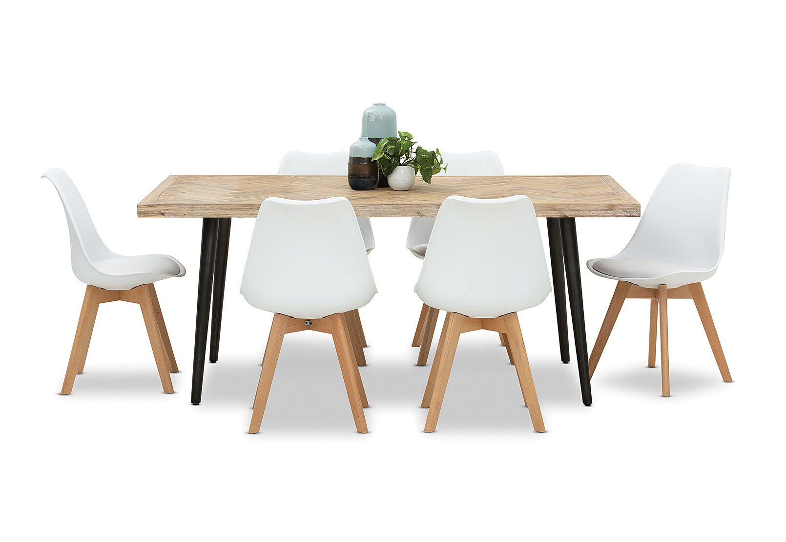 Bella 7 Piece Dining Suite With Otis Dining Chairs Amart Furniture