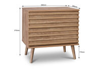 STEVENSON - 2 Drawer Bedside STEVENSON