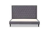 ARNOLD - Dark Grey King Bed ARNOLD