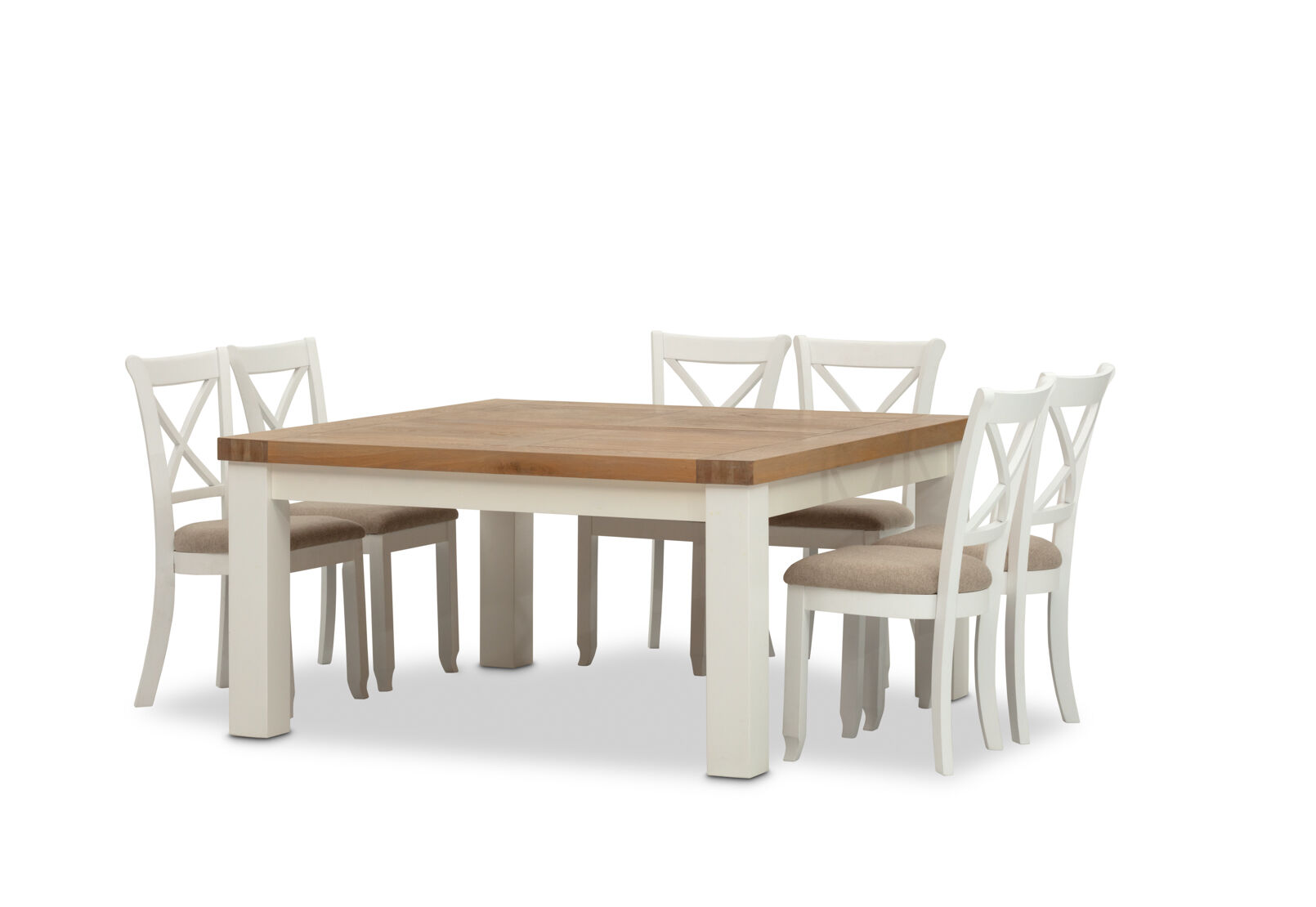 NORMANDY - 9 Piece Dining Suite with Malu Dining Chairs. NORMANDY