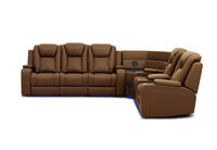 SENTINAL MK2 LEATHER - 5 Piece Corner with LHF 3 Seater SENTINAL MK2 LEATHER