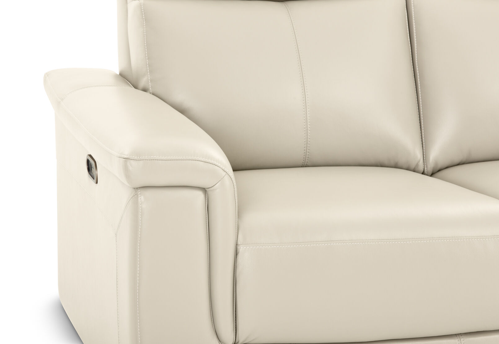 SERGIO LEATHER - 2 Seater with Electric Recliners SERGIO LEATHER