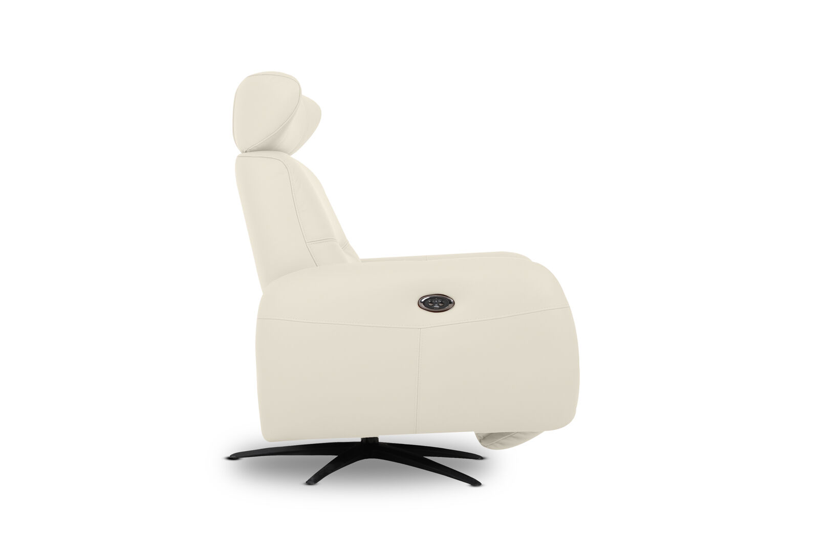 ALDRICH LEATHER - Swivel Electric Recliner ALDRICH LEATHER