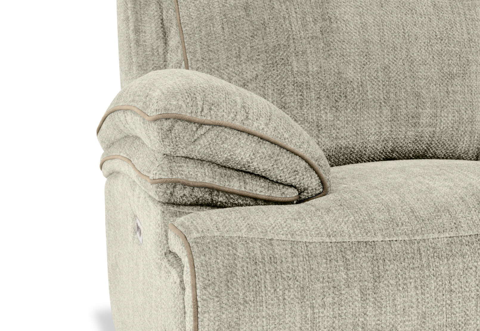 SEYMOUR FABRIC - 5 Seater Corner Lounge with LHF Console SEYMOUR FABRIC