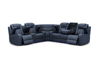 SENTINAL MK2 LEATHER - 5 Piece Corner with LHF Console SENTINAL MK2 LEATHER
