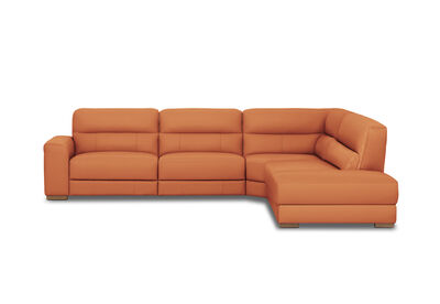 ELLYSE LEATHER - RHF Corner Chaise