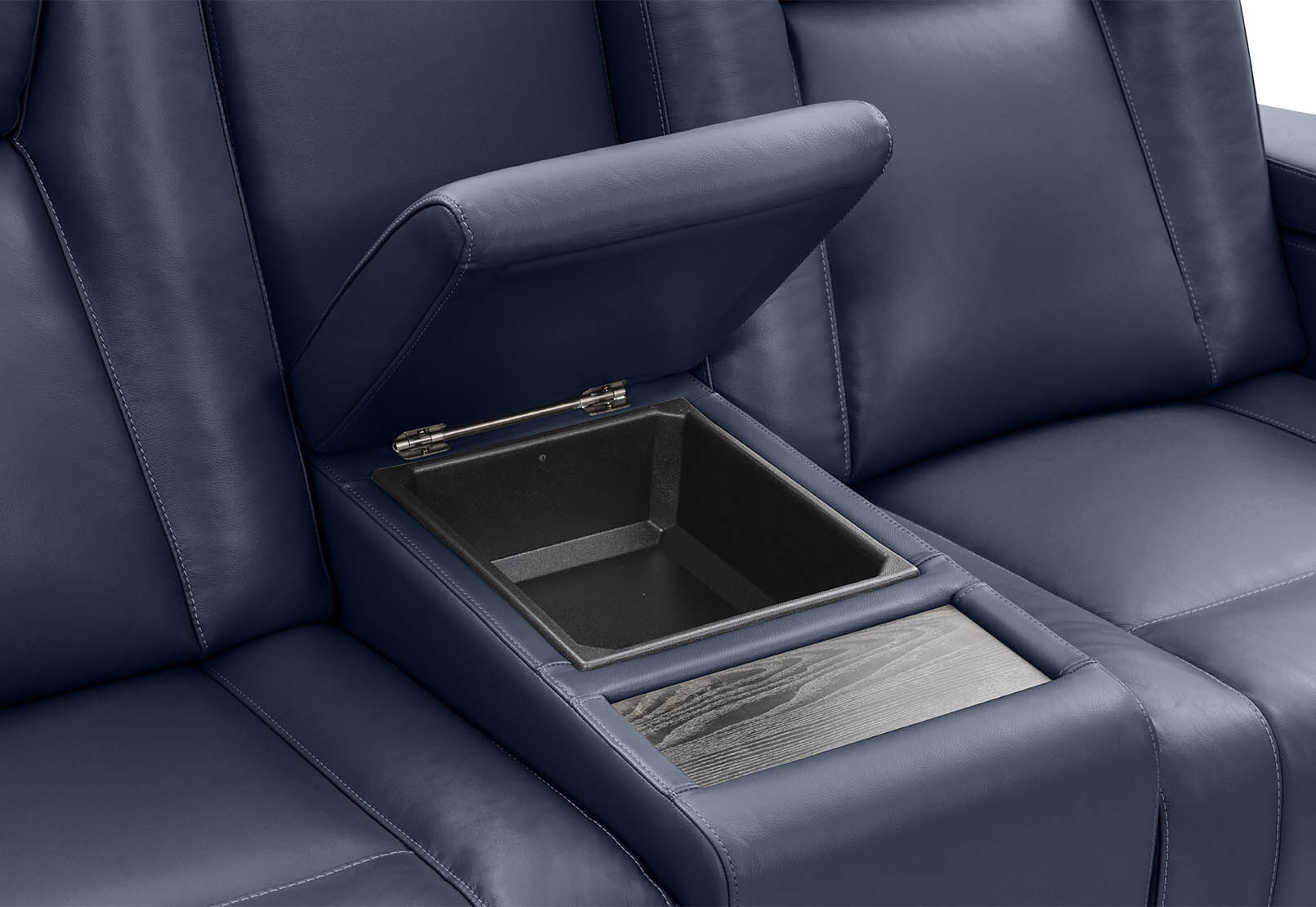 SENTINAL MK2 LEATHER - 2 Seater with 2 Electric Recliners and Console SENTINAL MK2 LEATHER