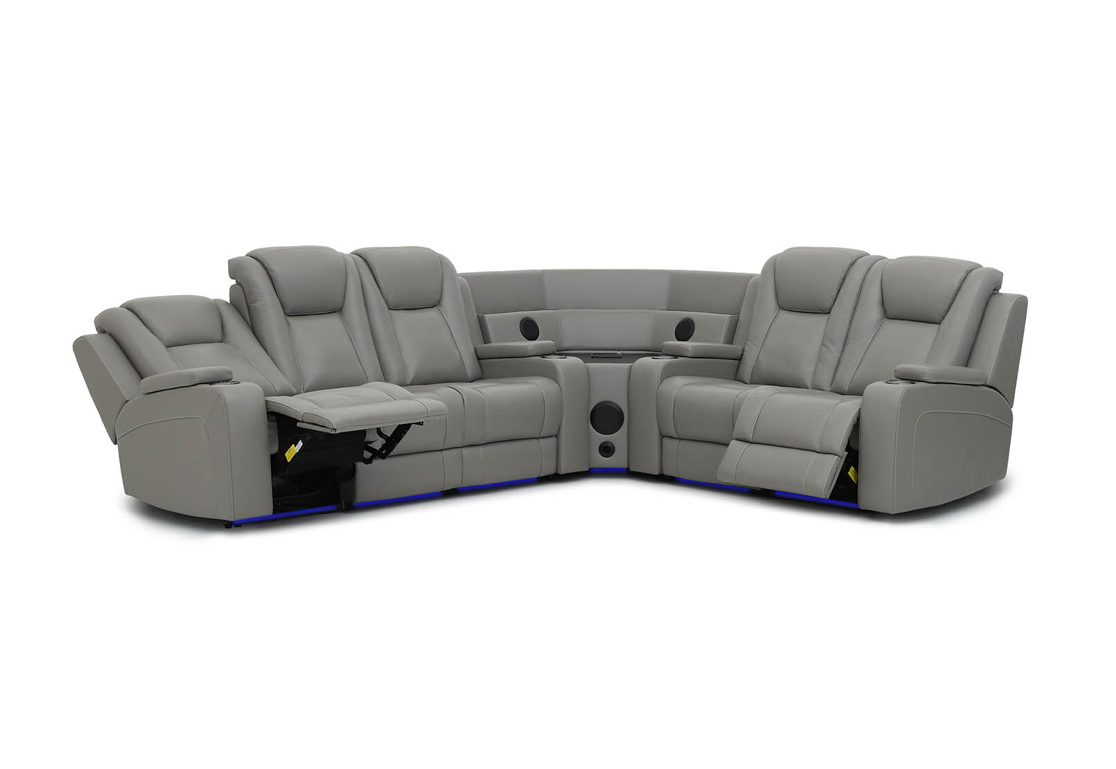 SENTINAL MK2 LEATHER - 5 Piece Corner with LHF 3 Seater SENTINAL MK2 LEATHER