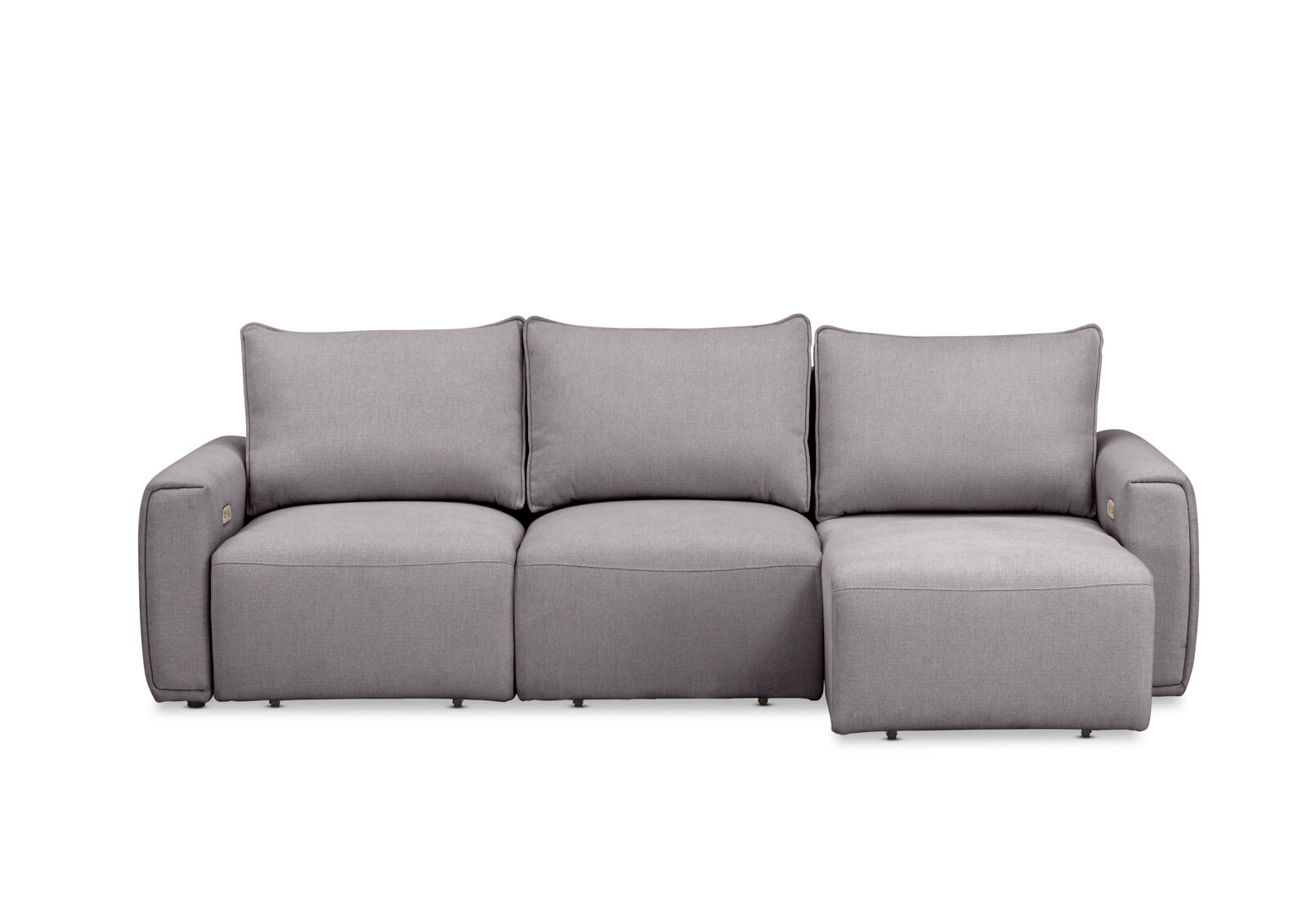 MIKAELA - 3 Seater with Sliding Electric Chaise MIKAELA