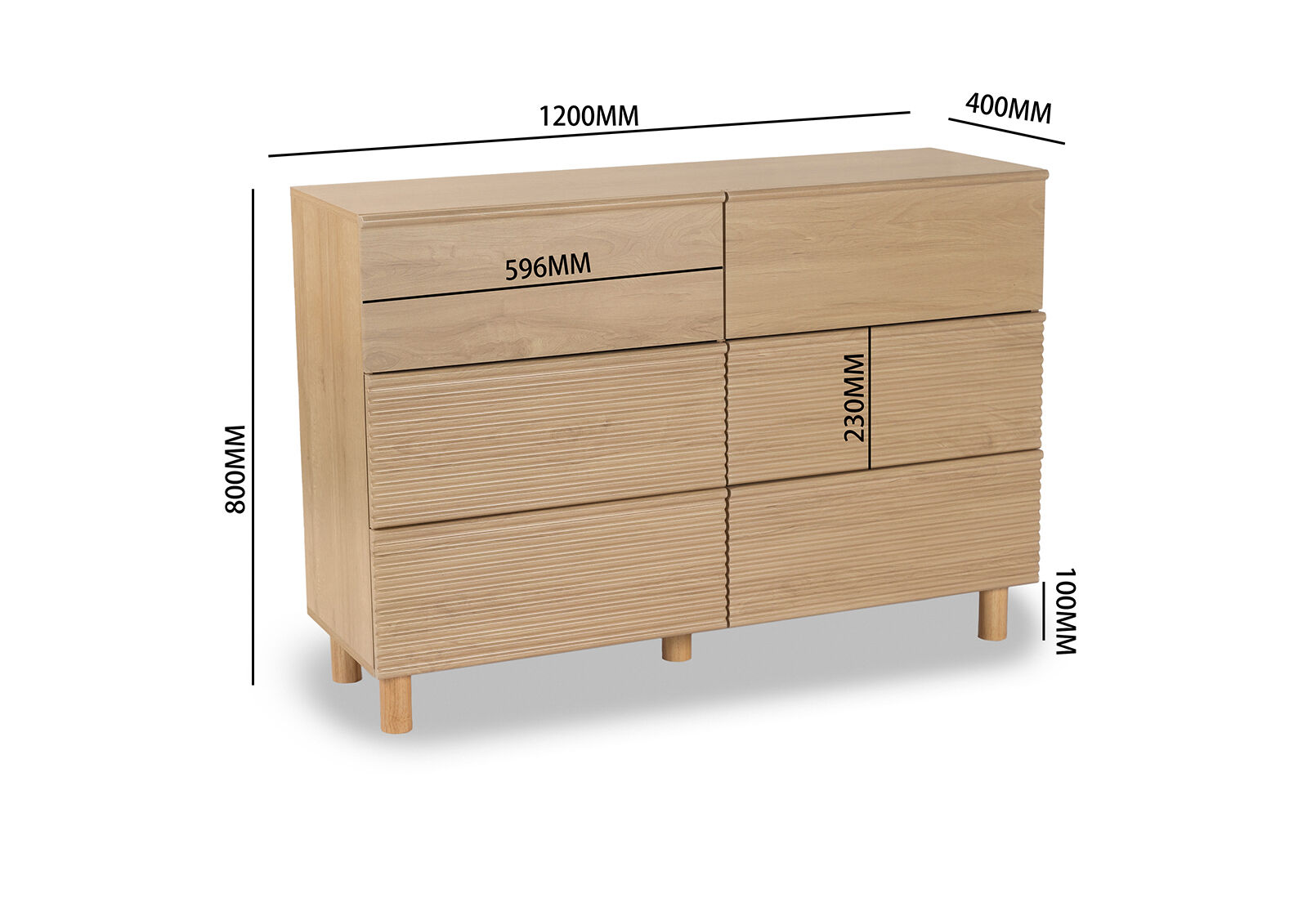 DAY - 6 Drawer Dresser DAY