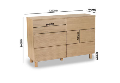 DAY - 6 Drawer Dresser