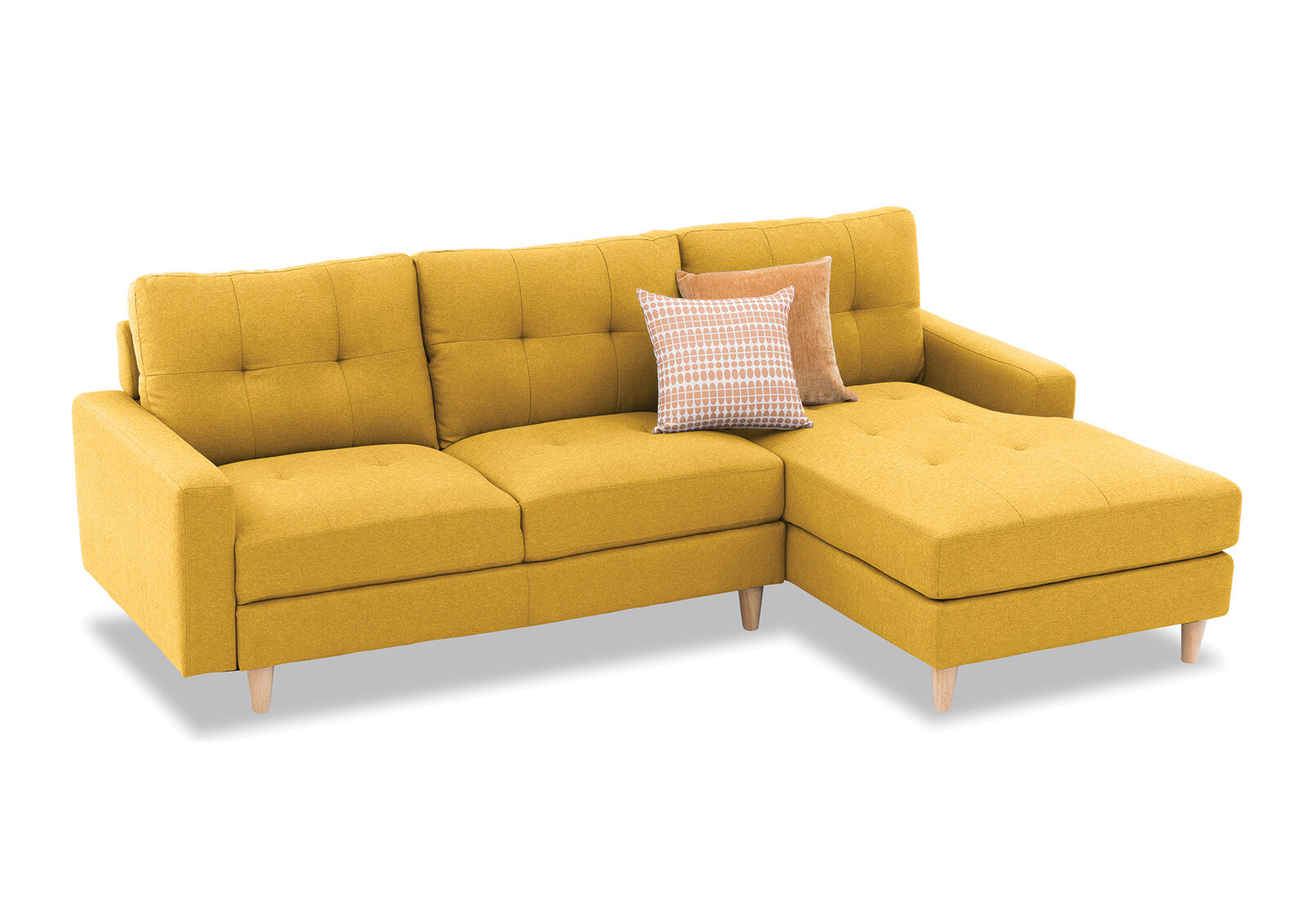 KELLER - Fabric 3 Seat RHF Chaise KELLER