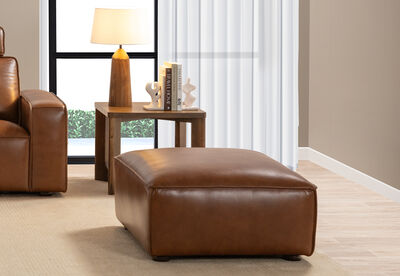 BARTELLE LEATHER - Ottoman