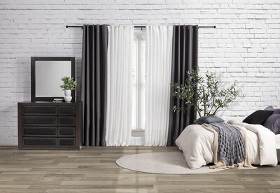SPELL - White Sheer Curtains 140 x 250cm