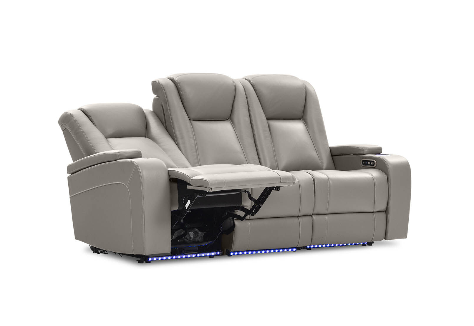 SENTINAL MK2 LEATHER - 3 Seater with 2 Electric Recliners SENTINAL MK2 LEATHER