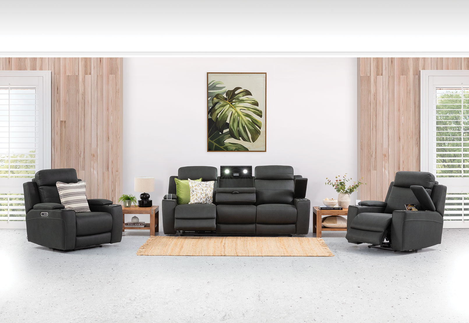 ALEXIOS - 3 Seater with Electric Recliner ALEXIOS