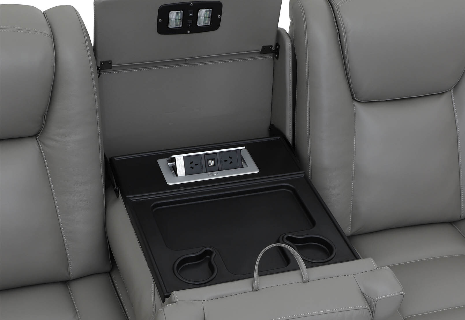 SENTINAL MK2 LEATHER - 5 Piece Corner with RHF Console SENTINAL MK2 LEATHER