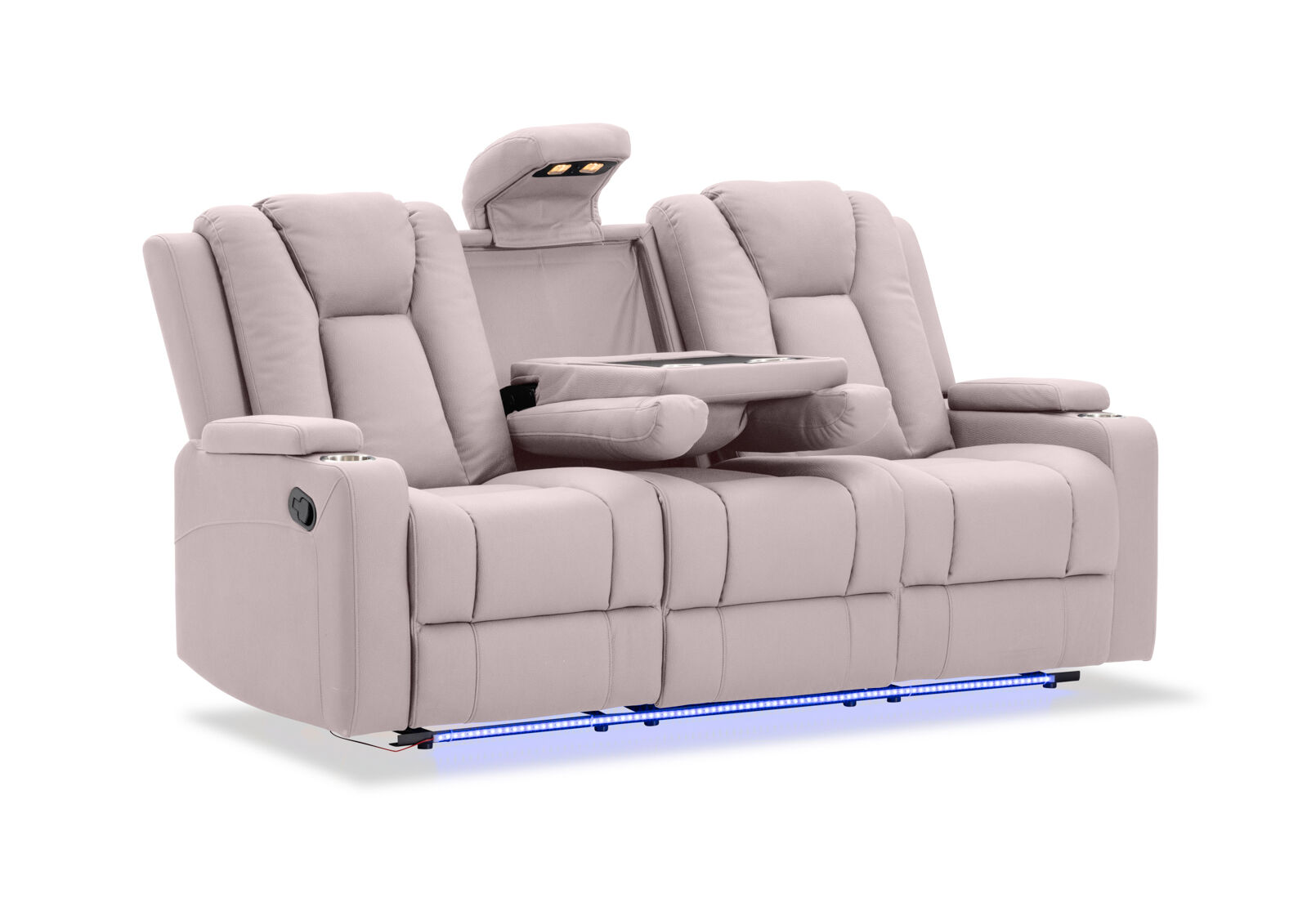 TRAVIS FABRIC - 3 Seater with Recliners TRAVIS FABRIC