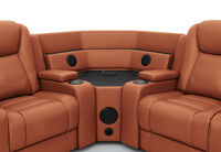 SENTINAL MK2 LEATHER - 5 Piece Corner with LHF Console SENTINAL MK2 LEATHER