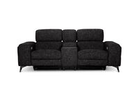 SINATRA FABRIC - Media 2 Seater with Inbuilt Electric Recliners SINATRA FABRIC