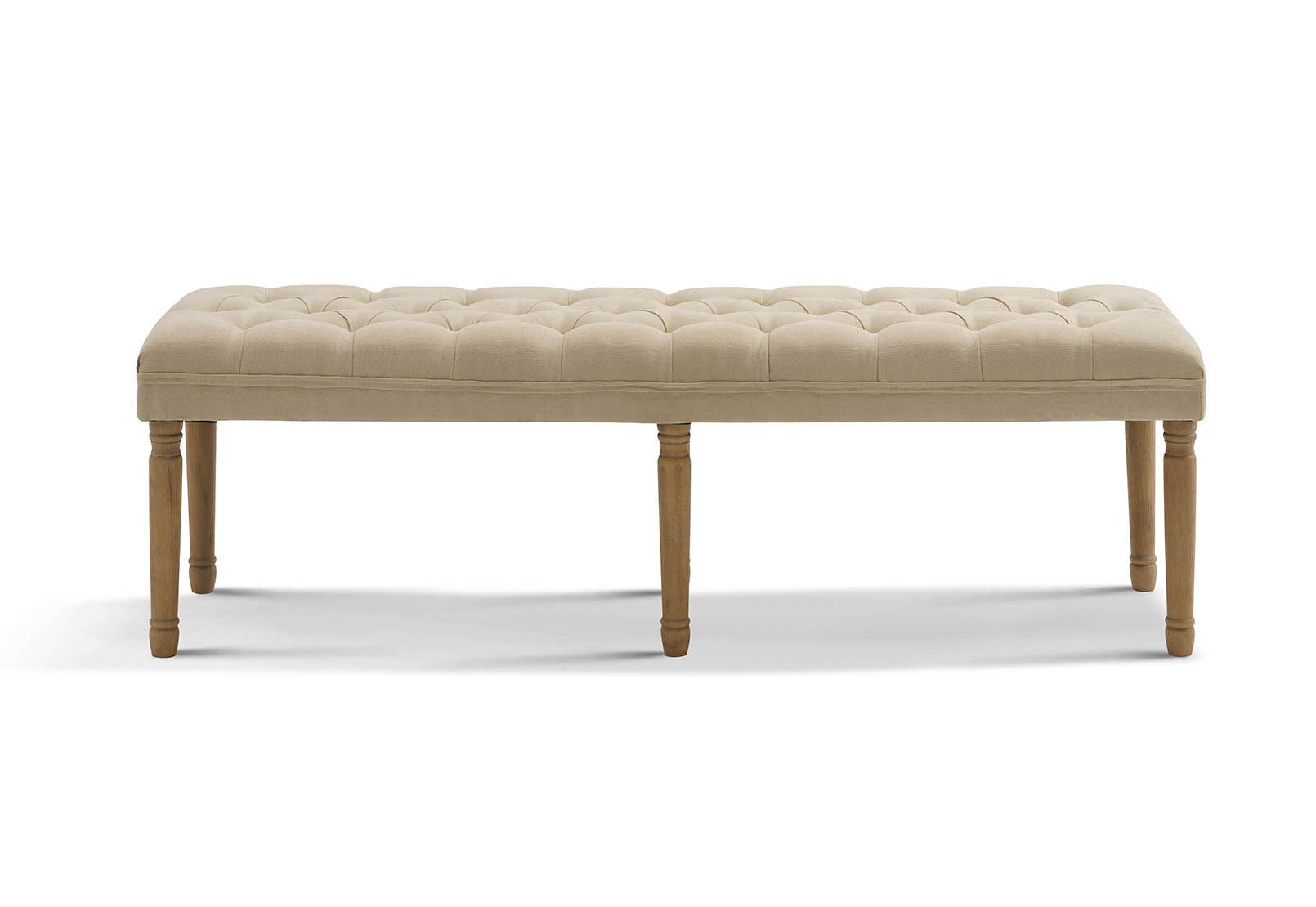 SANDERS - Beige Upholstered Bench SANDERS